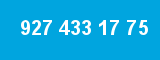 927 433 17 75 927 433 17 75